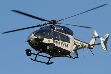 Eurocopter EC-145 im Einsatz für die hessische Landespolizei