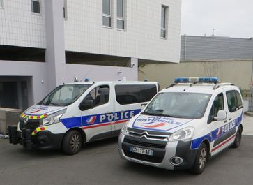 Auto der Police nationale