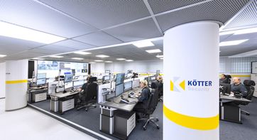 Die neue Notruf- und Serviceleitstelle von KÖTTER Security in Essen. Bild: "obs/KÖTTER Services"