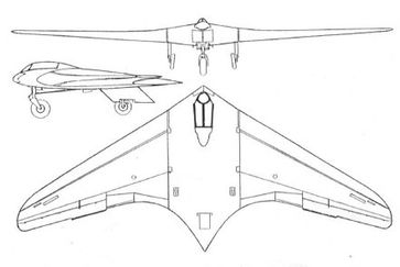 Horten Ho IX V1 Bild: de.wikipedia.org