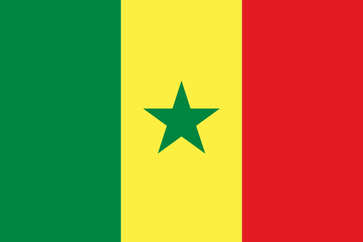 Flagge der Republik Senegal