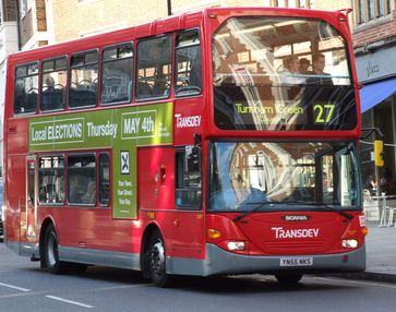 Londoner Doppeldeckerbus