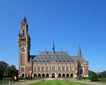 Dienstgebäude des Internationalen Gerichtshofes in Den Haag (2015)