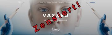 VAXXED zensiert?