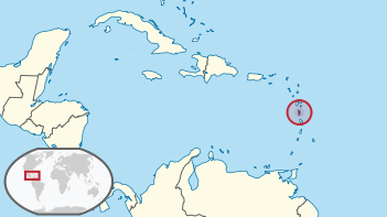 Der Staat Dominica in der Karibik