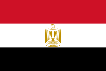 Flagge Arabische Republik Ägypten