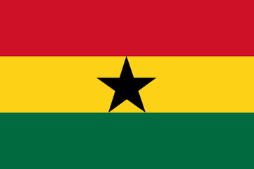 Flagge der Republik von Ghana