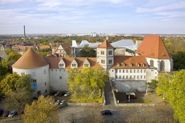 Moritzburg, Ostseite und Haupteingang