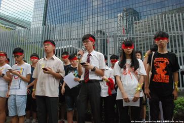 Hongkong: The arrangement of the 926 Class Boycott being announced by Scholarism