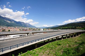 Brennerautobahn in Innsbruck