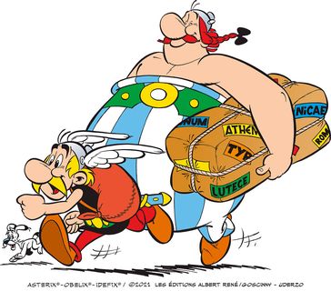 Teaser Asterix und Obelix Album 39  Bild: "obs/Egmont Ehapa Media GmbH/© 2021 LES EDITIONS ALBERT RENE"
