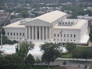 Supreme Court Building in Washington, D.C., 1935 unter dem Architekten Cass Gilbert errichtet