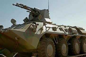 Der BTR-94. Das Fahrzeug ist eine Modifikation des russischen BTR-80