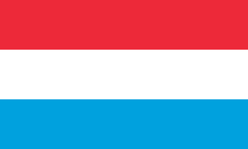 Flagge vom Großherzogtum Luxemburg