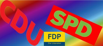 Gelb Rot Schwarz oder Deutschland Koalition (Symbolbild)