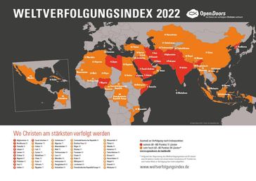 Wo Christen am stärksten verfolgt werden - Weltverfolgungsindex 2022 Bild: Open Doors Deutschland e.V. Fotograf: Open Doors