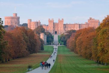 Windsor Castle bei Sonnenuntergang