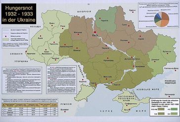 Karte der Opfer in der Ukraine