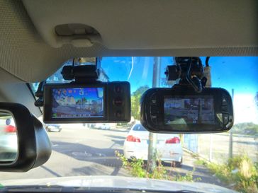 Dashcams mit unterschiedlicher Brennweite