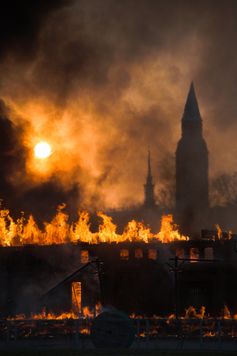 Brandschatzen, Plündern (Symbolbild)