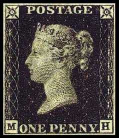 One Penny Black – Die erste Briefmarke der Welt (1840)