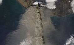 Satellitenaufnahme des isländischen Vulkans Eyjafjallajökull. Bild: NASA, dts Nachrichtenagentur