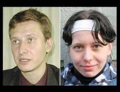 Politischer Mord in Moskau: Menschenrechtsanwalt Stanislaw Markelow und die Journalistin Anastasia Baburowa erschossen am 19.01.2009. Bild: Nowaja Gaseta