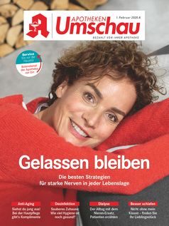 Titelbild Apotheken Umschau (A) 2/2020.  Bild: "obs/Wort & Bild Verlag - Gesundheitsmeldungen/Wort&Bild Verlag GmbH & Co. KG"