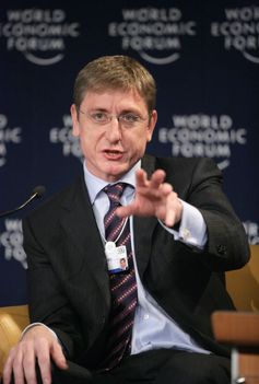 Ferenc Gyurcsány beim Weltwirtschaftsforum in Davos 2007