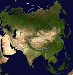 Satellitenbild Asiens