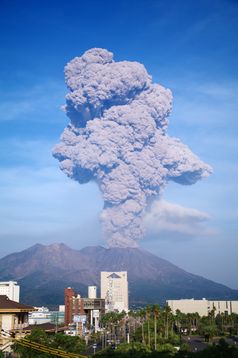 Vulkan Sakurajima, Archivbild