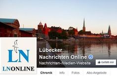 "LN Online": keine Flüchtlings-Artikel mehr auf Facebook. Bild: facebook.com