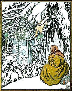 Väterchen Frost, Illustration von Ivan Bilibin. Bild: wikipedia.org