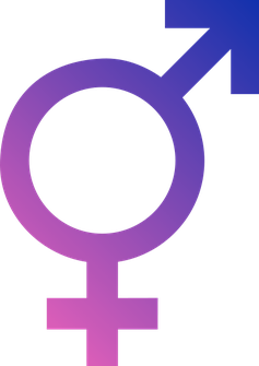 Intersexualitätssymbol Bild: ParaDox  / wikipedia.org
