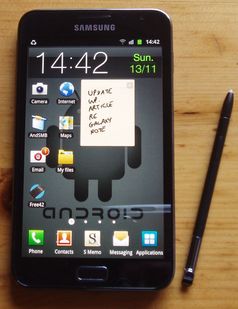 Das alte Samsung Galaxy Note