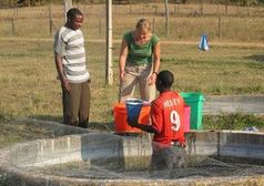 Analyse: Marte Braathen untersucht Wasserqualität. Bild: Morten Sandvik