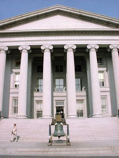 Gebäude des US-Finanzministeriums in Washington DC Bild: wikipedia.org