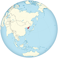 Nordkorea Karte