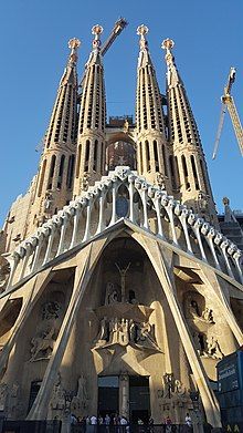 Die Sagrada Familia im Juni 2017