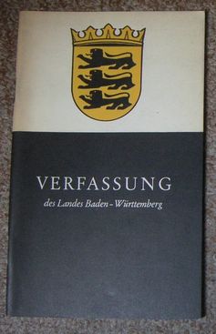 Verfassung des Landes Baden-Württemberg (Symbolbild)