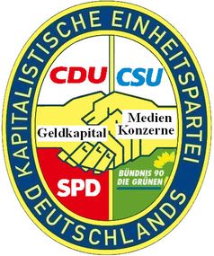 Viele Deutsche, vor allem Mitteldeutsche, empfinden das Parteiensystem, dem der SED Einheitspartei, zu ähnlich (Symbolbild)