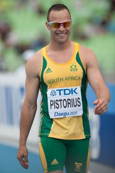 Oscar Pistorius bei den Leichtathletik-Weltmeisterschaften 2011 in Daegu