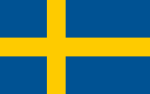 Flagge vom Königreich Schweden