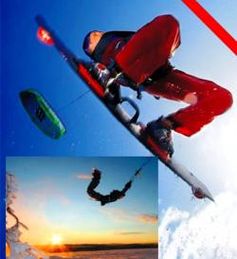 Kiten & Snowkiten mit der Kiteschule "Kitesportschule - Simon"