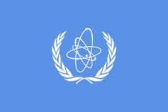 Flagge der Internationalen Atomenergie-Organisation