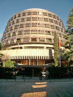 Spanisches Verfassungsgericht in Madrid.