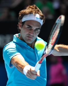 Roger Federer 2010 bei den Australian Open