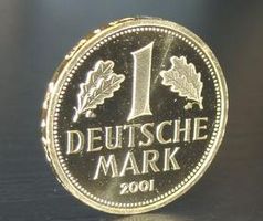 1-DM-Goldmünze von 2001 Bild: de.wikipedia.org