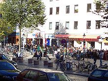 sog. Piazza am Schulterblatt Bild: W. Hell / de.wikipedia.org