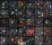 Bildergalerie mit einigen der neu entdeckten offenen Sternhaufen Bilder: ESO/J. Borissova